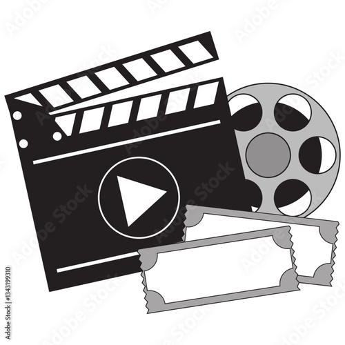 Movie Cinema Clapperboard