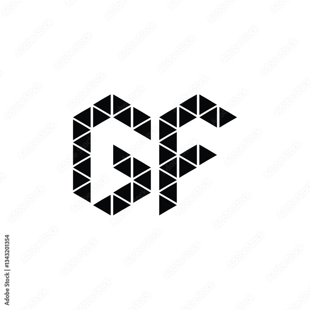 GF monogram logo design letter text name symbol monochrome logotype alphabet character simple logo GF monogram logo design letter text name symbol monochrome logotype alphabet character simple logo