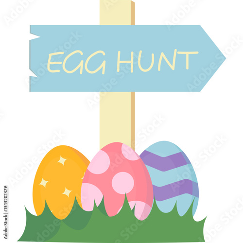 Easter Egg Hunt Sign