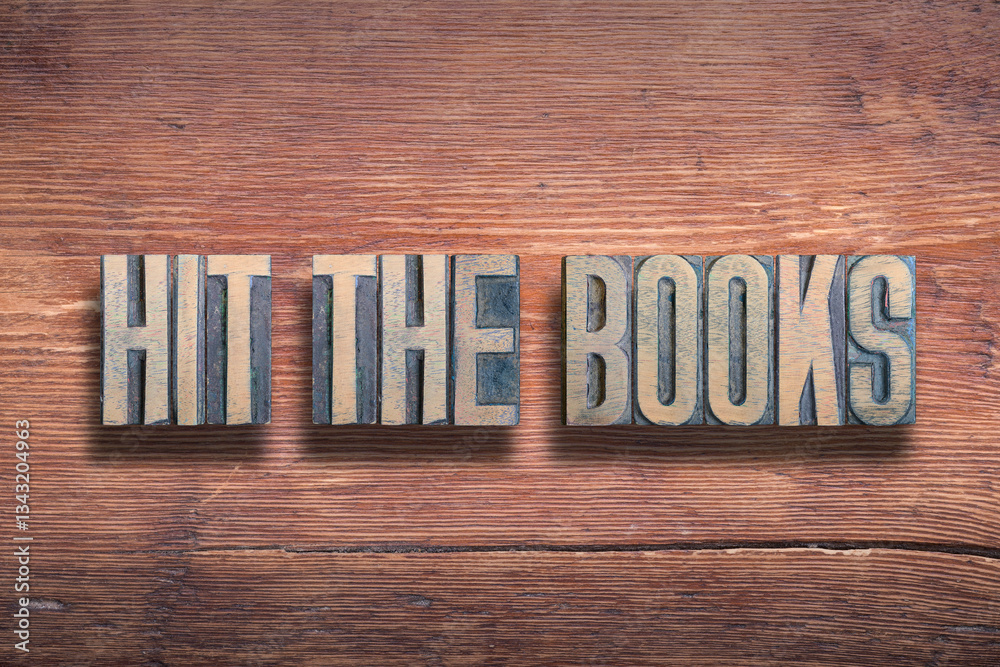 hit the books wood