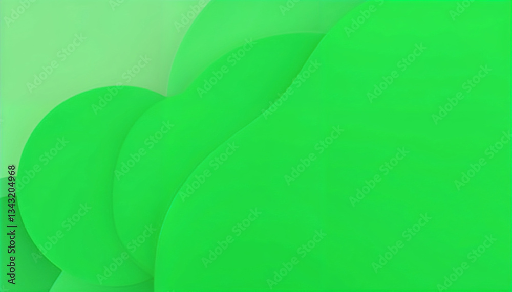 Close-up shot of abstract green shapes with rounded edges, arranged in a layered composition, creating a sense of depth and dimension Close-up shot of abstract green shapes with rounded edges, arranged in a layered composition, creating a sense of depth and dimension
