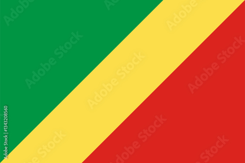 Flag of the republic democratic congo