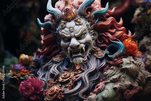 allure and grandeur exuded by a celestial rock deity, epitomizing renown, virtuosity, and irresistible allure that characterize this legendary persona