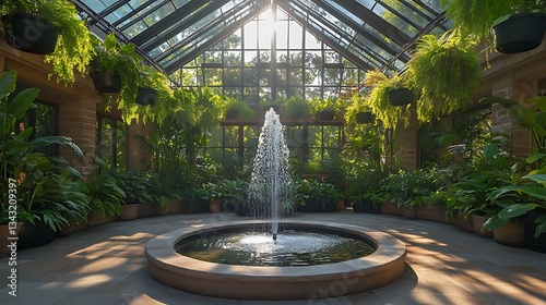 Urban fountains grace historic European parks, their water reflecting summer skies near landmark buildings