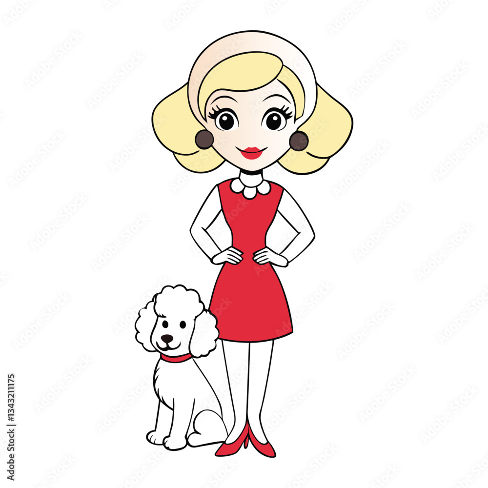 An elegant girl in a chic outfit, holding her fashionable little puppy. Stylish and graceful, this duo embodies charm, sophistication, and a love for trendy accessories. An elegant girl in a chic outfit, holding her fashionable little puppy. Stylish and graceful, this duo embodies charm, sophistication, and a love for trendy accessories.