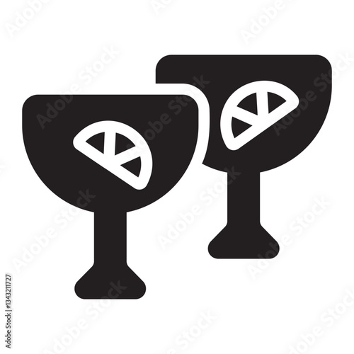 lime juice glyph icon