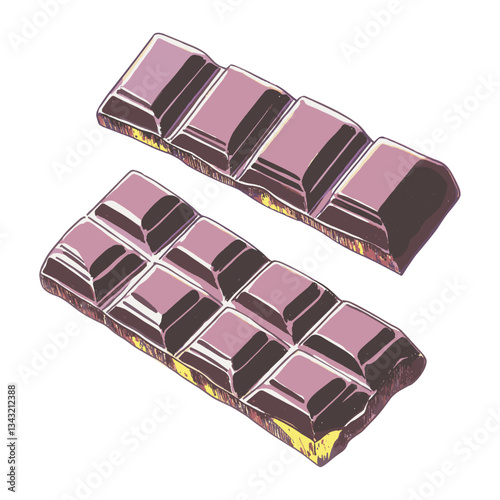Chocolate illustration dessert sweets vector