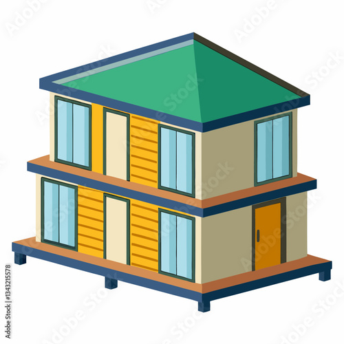modular home with stackable sections