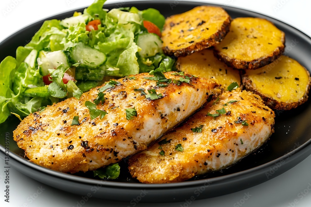 Perfectly Cooked Salmon Steak Perfectly Cooked Salmon Steak