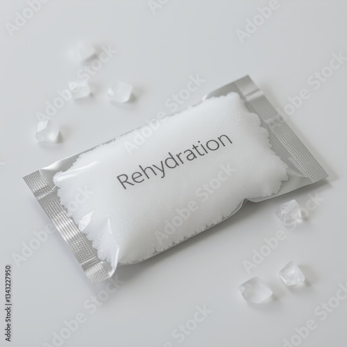  Sachet of rehydration powder with sugar cubes