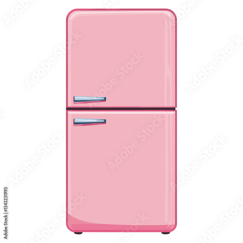 Kitchen fridge refrigerator illustration appliance vector