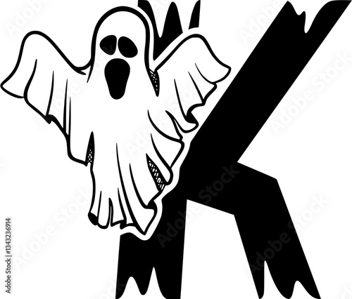 Letter Halloween K