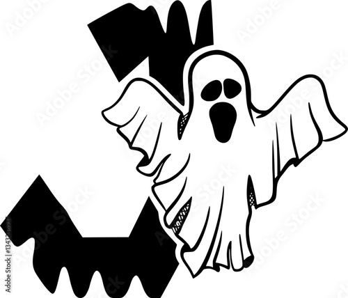 Letter Halloween J