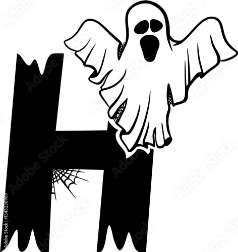 Letter Halloween H