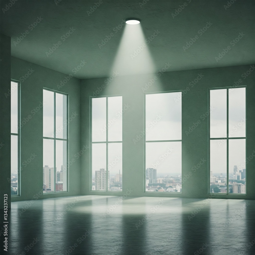 Fototapeta premium empty room with window