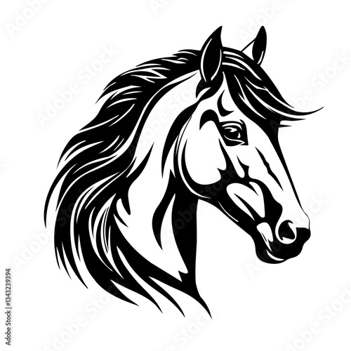 horse head silhouette