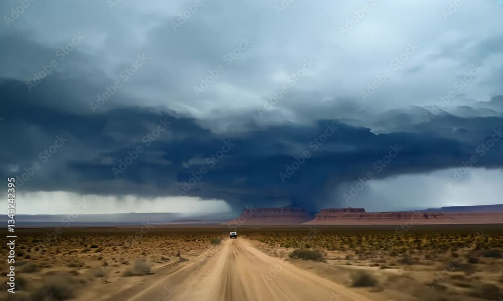 driving into darkness: a storm brews in the mojave national preserve