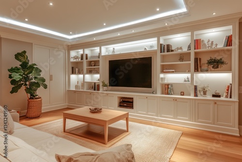 Modern home media room