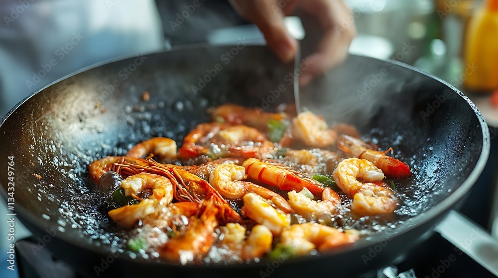 Fototapeta premium Catalan frying with crispy vegetables