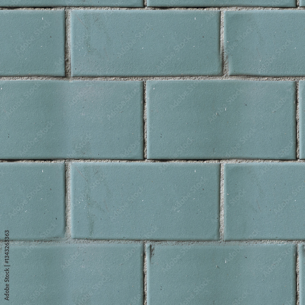 Fototapeta premium old textured blue tile wall background