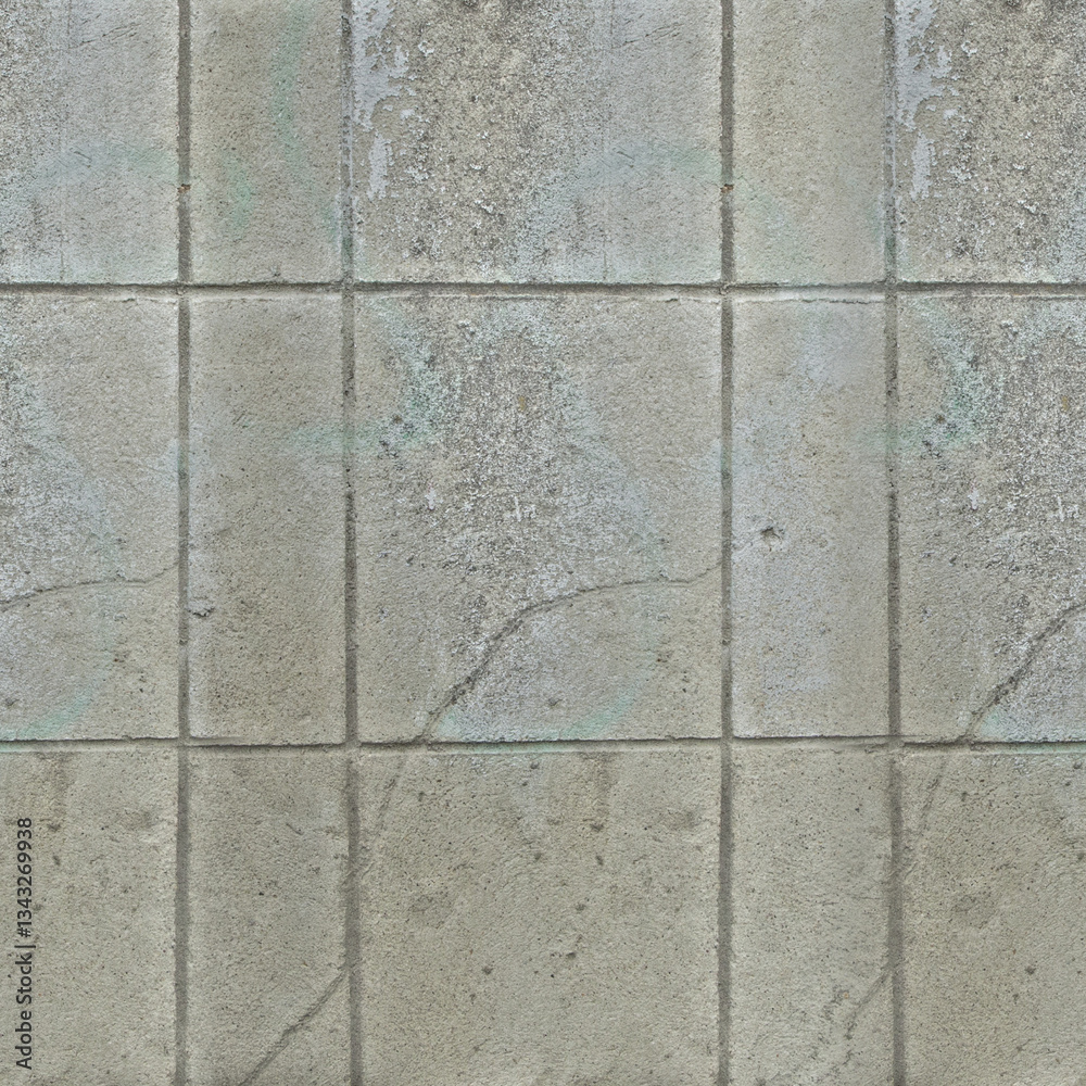 Naklejka premium seamless old tile wall texture background