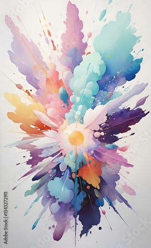 abstract watercolor background