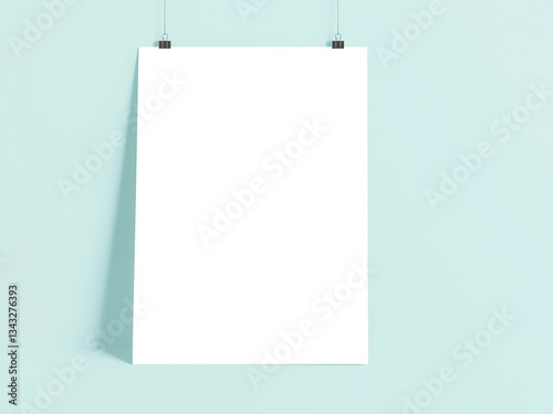 Blank 11x17 Poster Mockup, Ready for Design