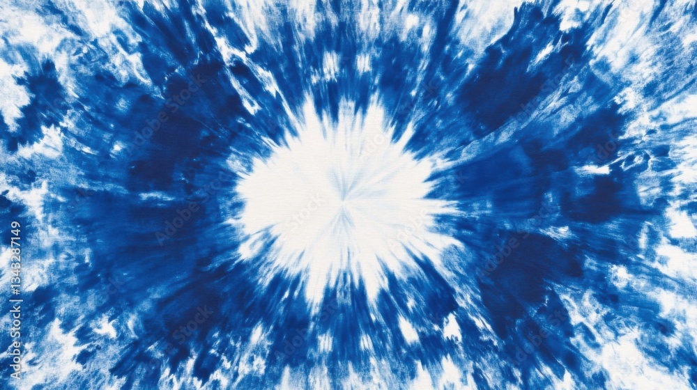 Diseño abstracto azul y blanco