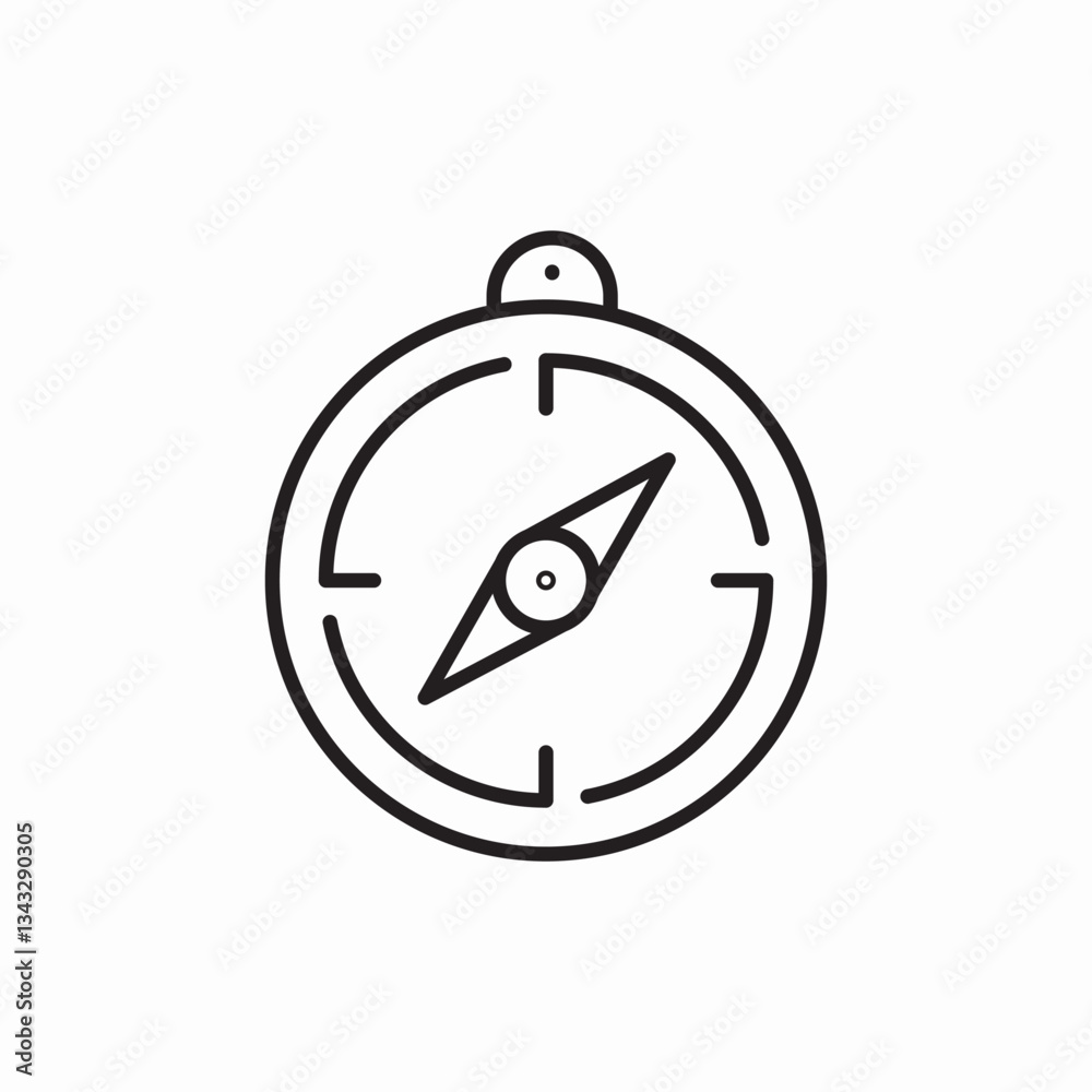 compass navigation direction icon vector sign compass navigation direction icon vector sign