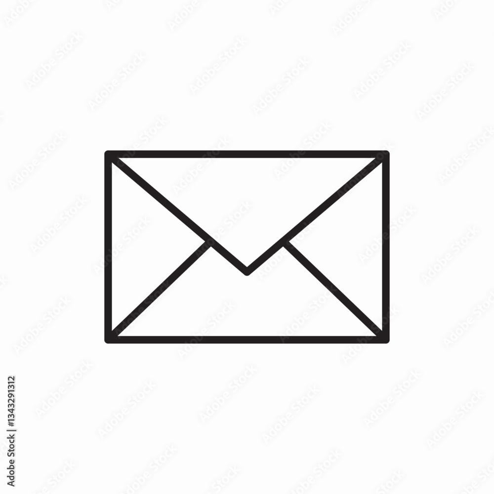 email message mail icon vector sign email message mail icon vector sign