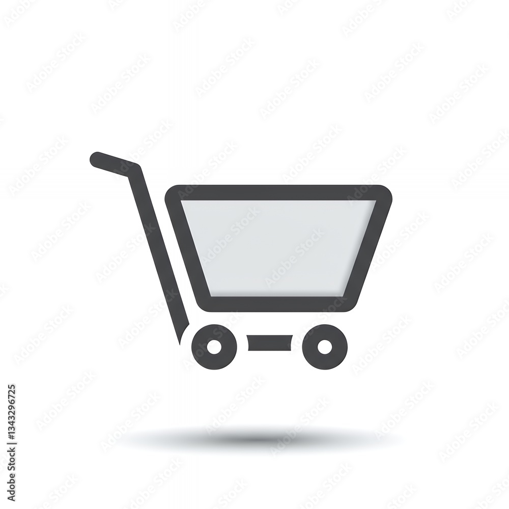 Shopping Cart Icon Design for Online Retail and E-commerce Usage Shopping Cart Icon Design for Online Retail and E-commerce Usage
