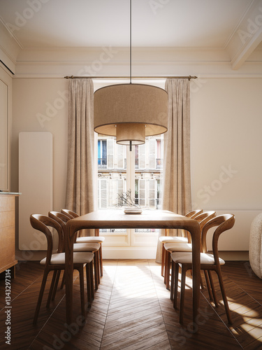 Canvas Print Modern interior design of dining room