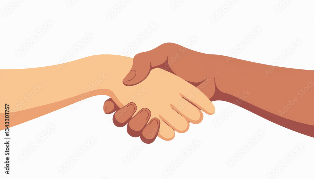Intertwined hands symbolizing unity and friendship on white background, togetherness Intertwined hands symbolizing unity and friendship on white background, togetherness