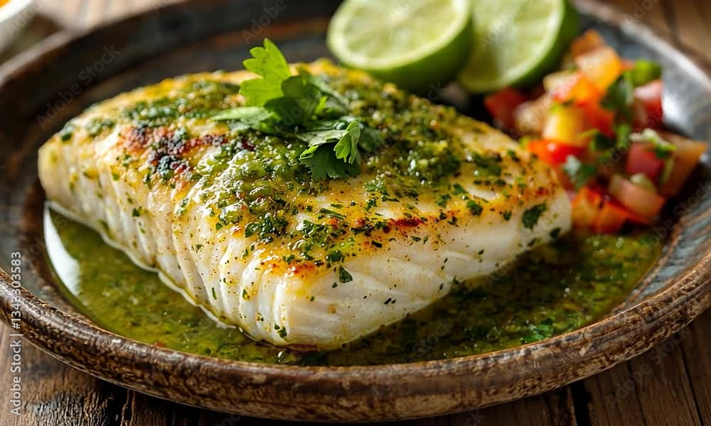pescado al horno con salsa verde video mexican cuisine