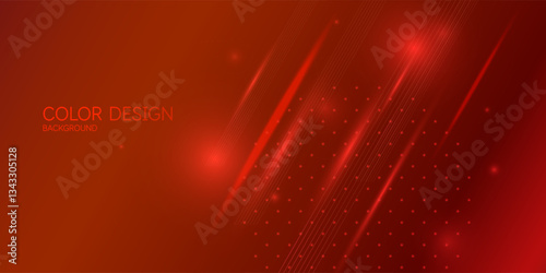 Modern abstract background with various geometric elements. A template for placing the title, information, and text. Beautiful illustration for website design and presentation. Vector graphics.