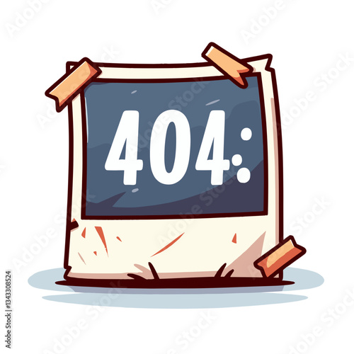 Blackboard or chalkboard with 404 error in white chalk on black. Perfect for educational websites to indicate unavailable courses or learning materials.