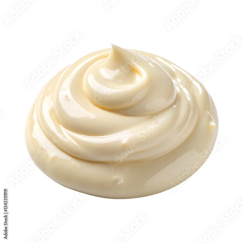 Creamy mayonnaise sauce with smooth texture, perfect for various dishes