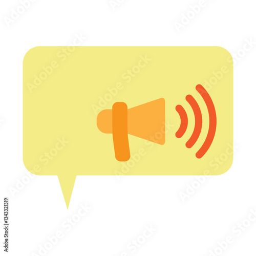 Audio Transcription Vector Flat Icon Design