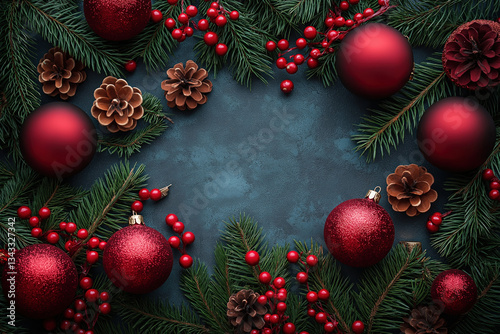 A festive Christmas backgro...