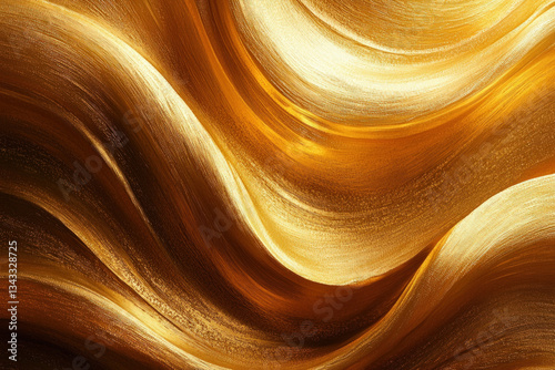A luxurious gold background...