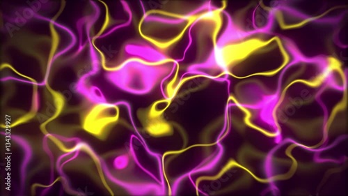 Abstract purple background with flowing smoke and flames creating a dynamic, energetic design