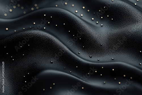 A sleek black abstract back...