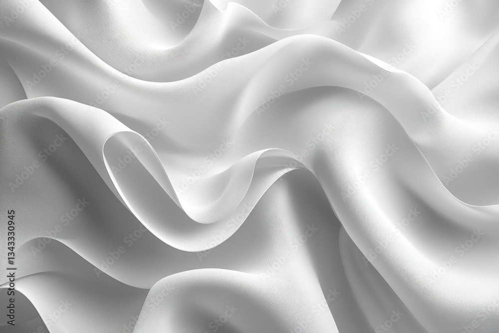 Obraz premium A smooth white gradient background texture, perfect for elegant designs.