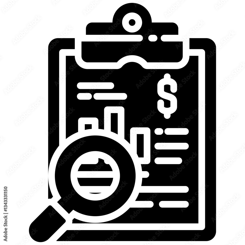 Business analysis icon in Glyph Style. Simple Vector Design. Simple Vector Glyph Icon Business analysis icon in Glyph Style. Simple Vector Design. Simple Vector Glyph Icon