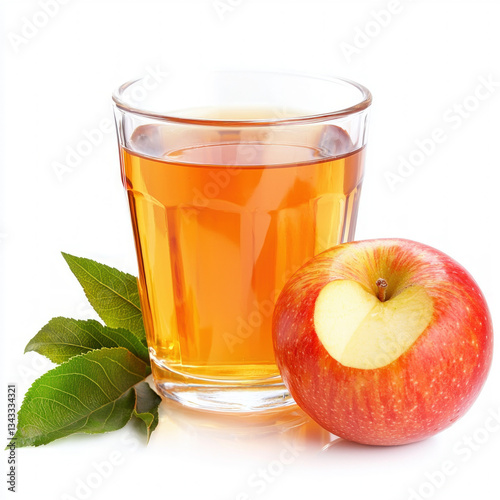 apple juice isolated