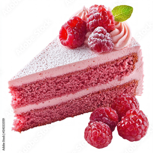 cake slice isolated