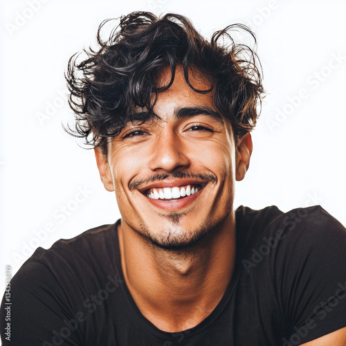 latin man isolated