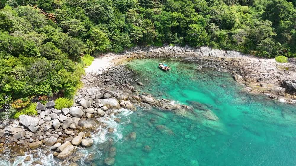 Aerial View of Phuket's Pristine Coastline Aerial View of Phuket's Pristine Coastline