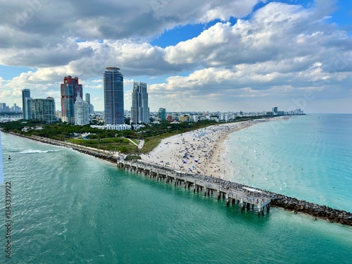 South Pointe Park und Strand in Maimi Beach, Florida