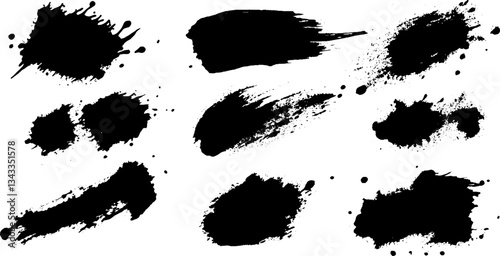 Dynamic brushstrokes form an abstract expression of creativity and emotion on a blank canvas, inviting endless interpretations